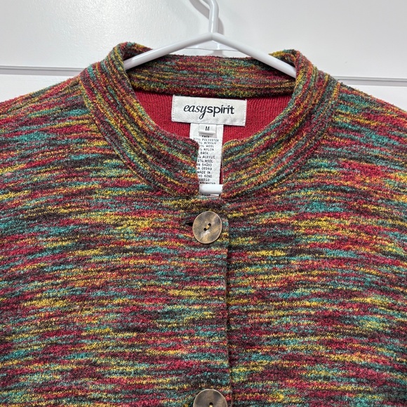 Vintage Easy Spirit made in Hong Kong wool blend button up jacket size M - Picture 11 of 16